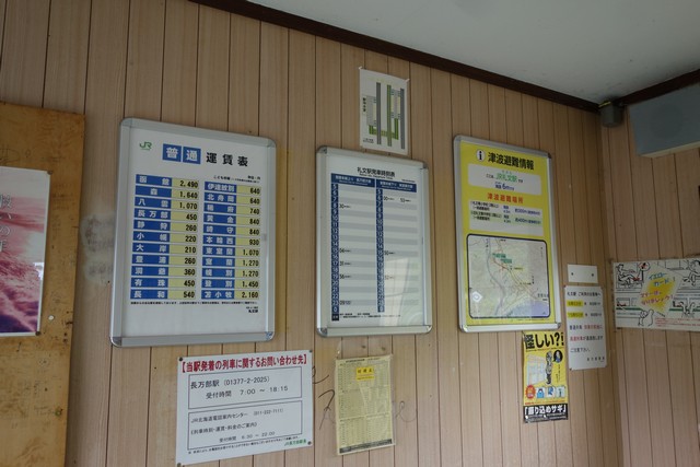 礼文駅 改札口
