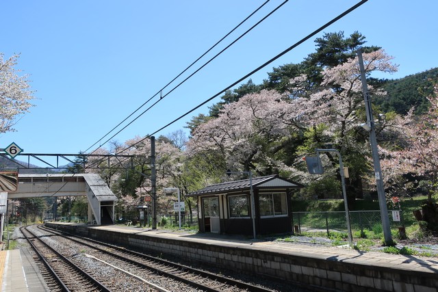 冠着駅 ホーム