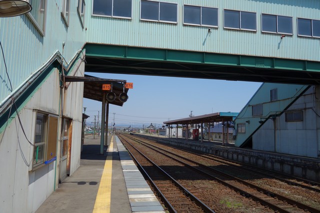 長万部駅 ホーム