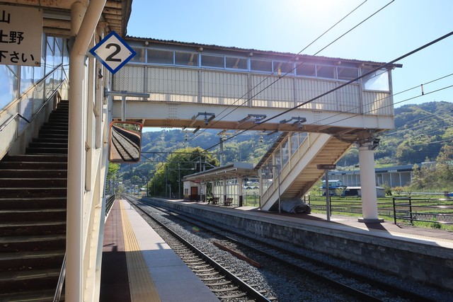 稲荷山駅 ホーム