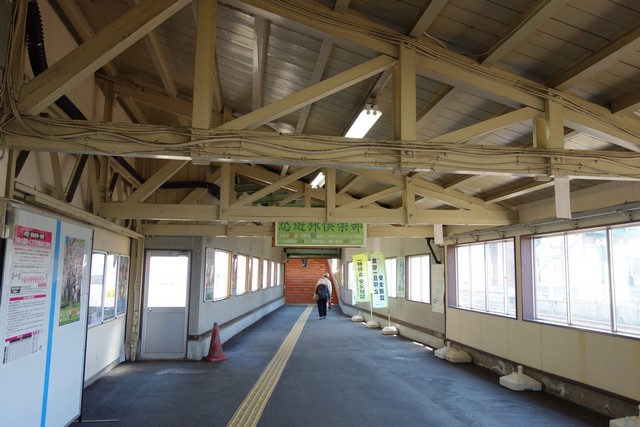 長万部駅 ホーム