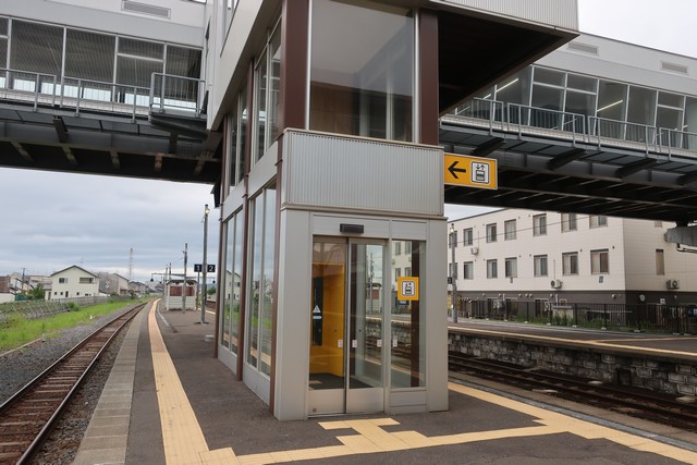 伊達紋別駅 ホーム