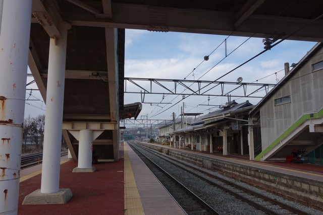 聖高原駅 ホーム