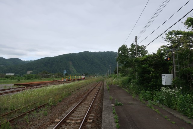 静狩駅 ホーム