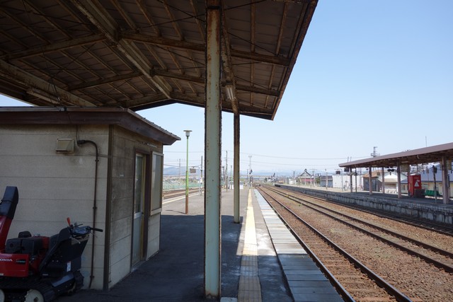 長万部駅 ホーム