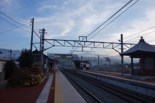 聖高原駅 ホーム