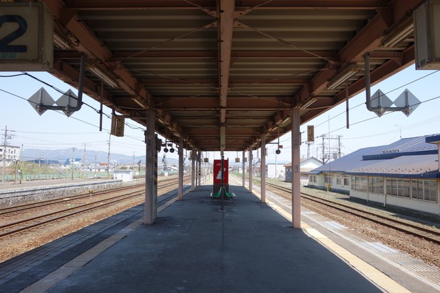 長万部駅 ホーム