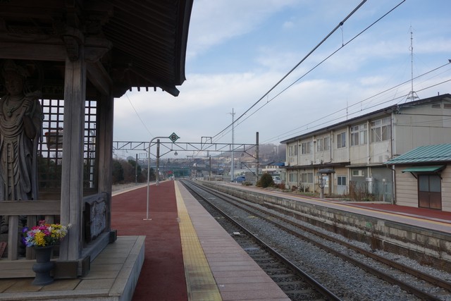 聖高原駅 ホーム