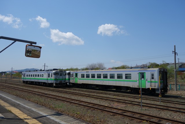 長万部駅 ホーム