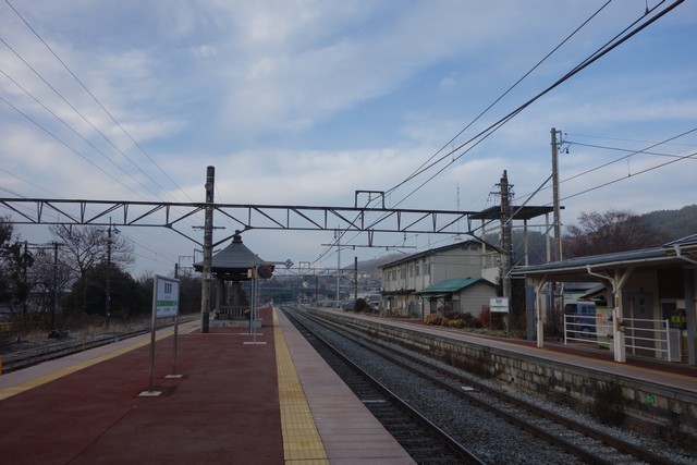 聖高原駅 ホーム