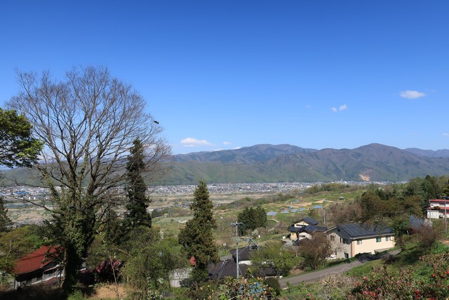 姨捨駅 駅前