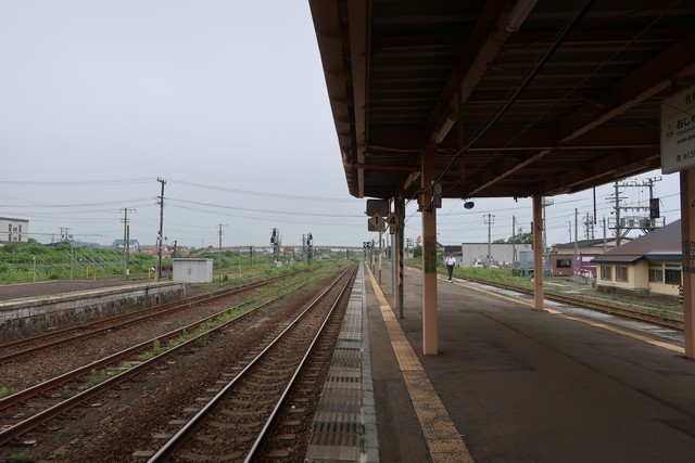 長万部駅 ホーム