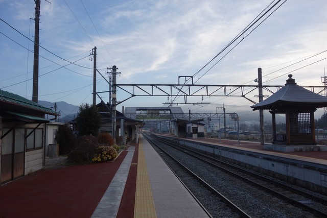 聖高原駅 ホーム