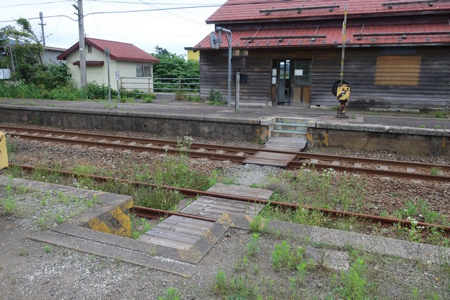 静狩駅 ホーム