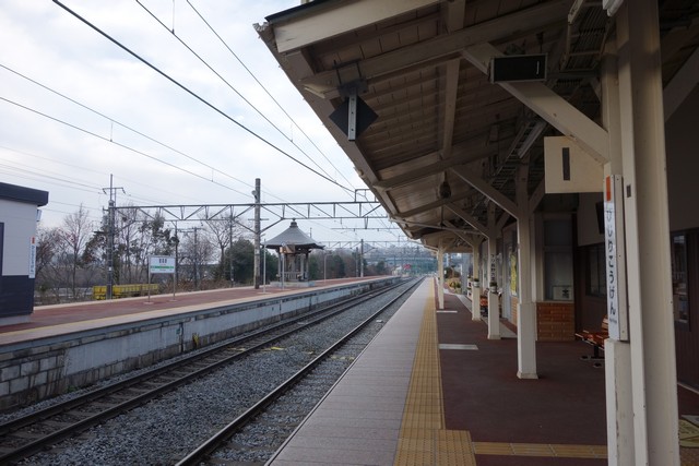 聖高原駅 ホーム