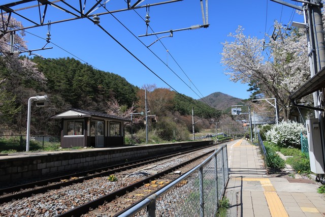 冠着駅 ホーム