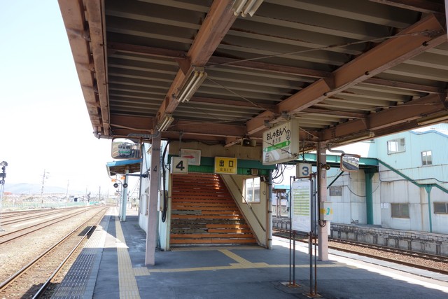 長万部駅 ホーム