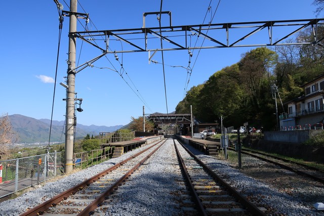 姨捨駅 駅前
