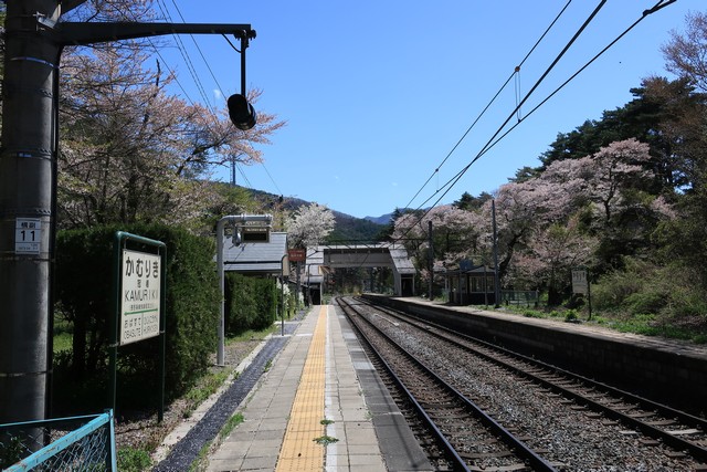 冠着駅 ホーム