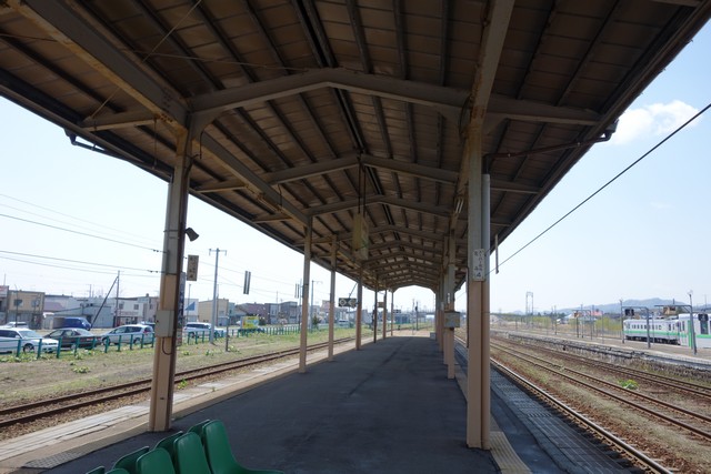 長万部駅 ホーム