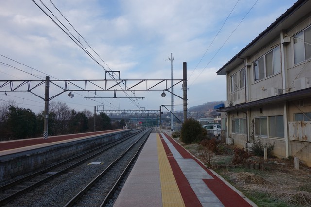 聖高原駅 ホーム