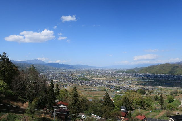 姨捨駅 ホーム
