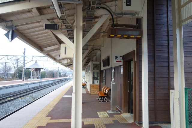 聖高原駅 ホーム