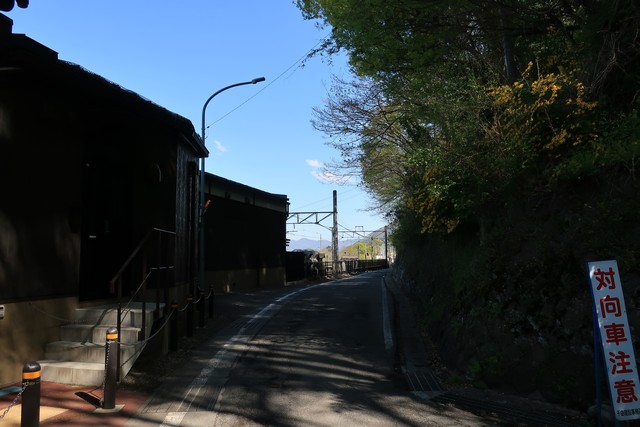 姨捨駅 駅前