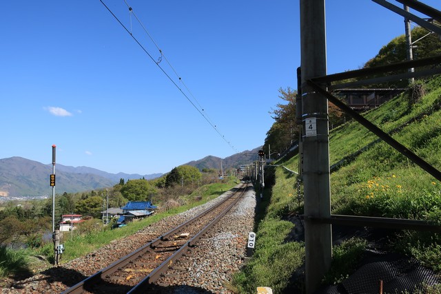 姨捨駅 駅前