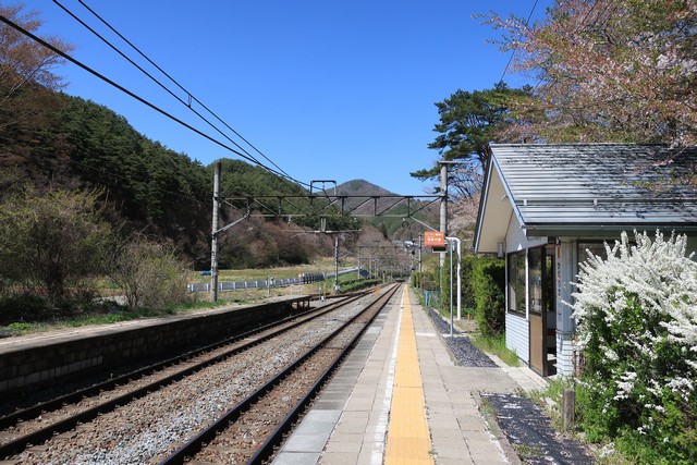 冠着駅 ホーム