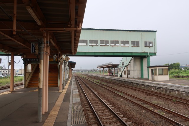 長万部駅 ホーム