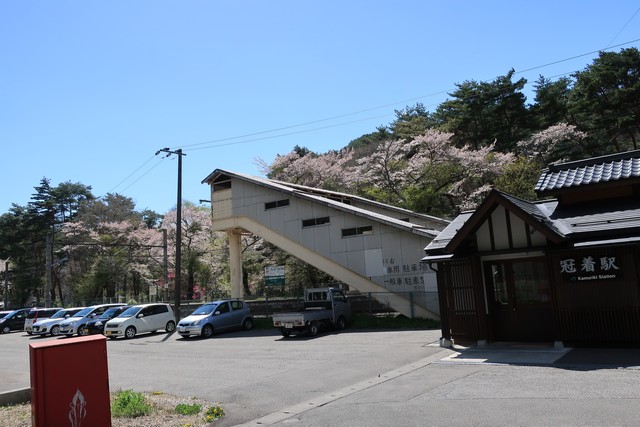 冠着駅 駅前