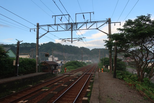 富浦駅 ホーム