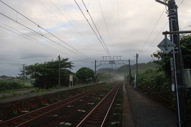 富浦駅 ホーム