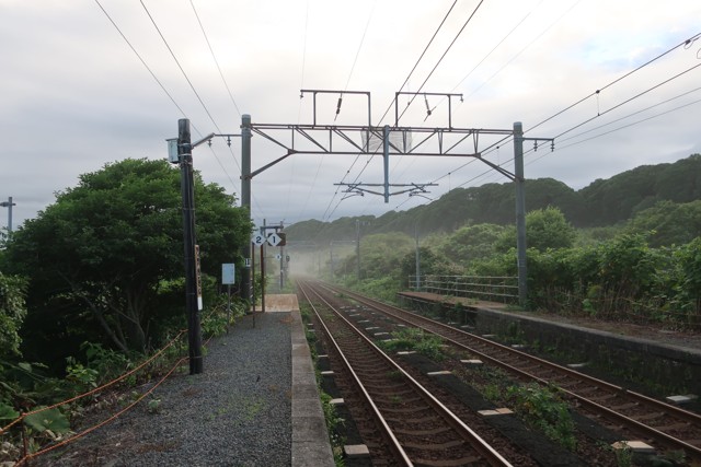 富浦駅 ホーム