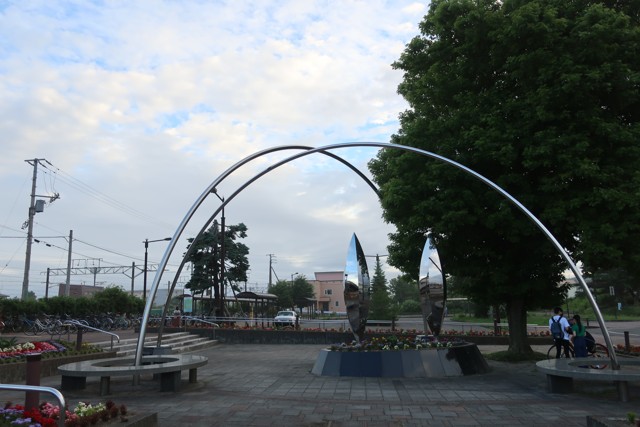 幌別駅 駅前