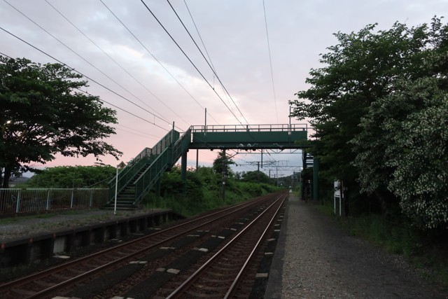 虎杖浜駅 ホーム