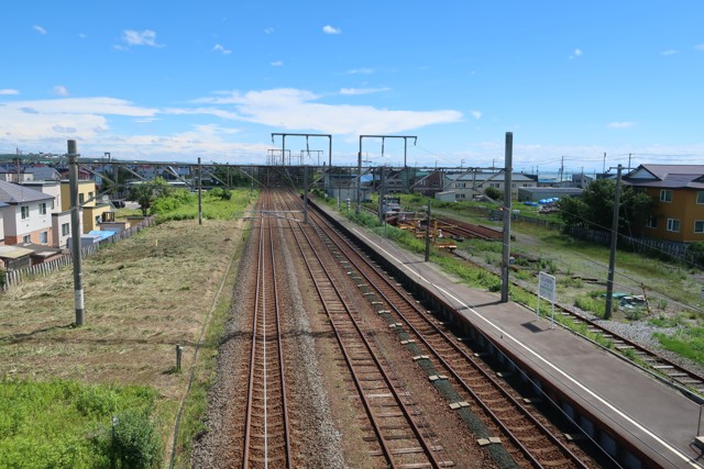 錦岡駅 ホーム