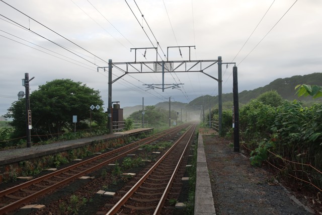 富浦駅 ホーム