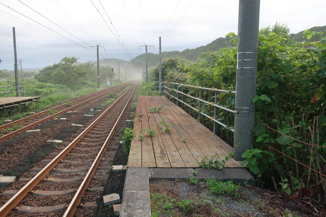 富浦駅 ホーム