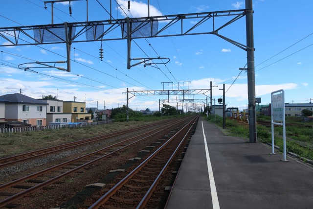 錦岡駅 ホーム