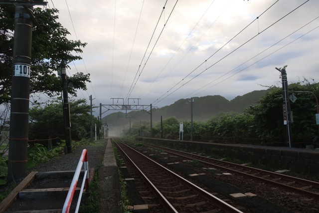 富浦駅 ホーム