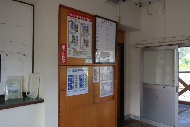 萩野駅 改札口