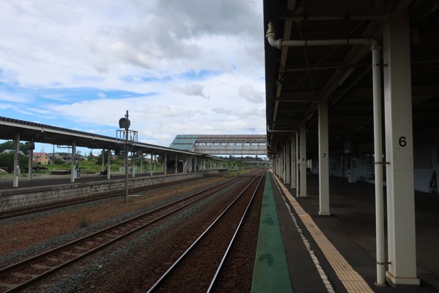 追分駅 ホーム