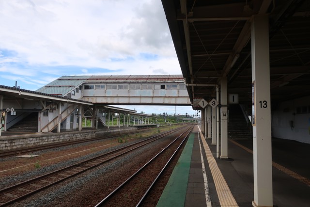 追分駅 ホーム