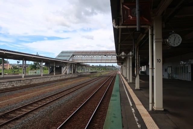 追分駅 ホーム